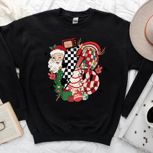 Load image into Gallery viewer, Wholesale Retro Christmas Graphic Tee - Black Sweatshirt
