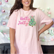 Load image into Gallery viewer, Wholesale Pink Holly Jolly - Pink Tee
