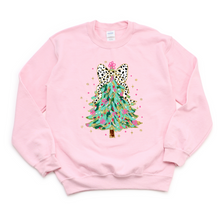 Load image into Gallery viewer, Wholesale Girly Christmas Tree Coquette - Pink Tee