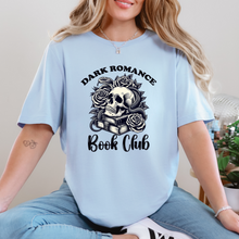 Load image into Gallery viewer, Wholesale Dark Romance Book Club Graphic Tee - Baby Blue Tee