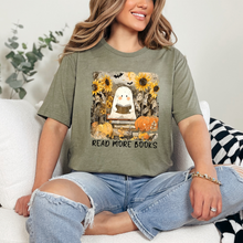 Load image into Gallery viewer, Wholesale Reading Ghost Sunflowers Graphic Tee or Sweatshirt - Heather Olive Tee