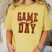 Load image into Gallery viewer, Wholesale Preppy Game Day Graphic Tee - Mustard