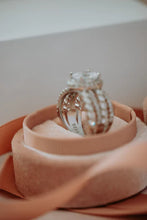 Load image into Gallery viewer, Oval Cut Sterling Silver Ring - Cubic Zirconia