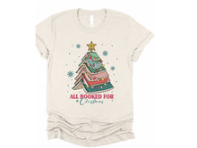 Load image into Gallery viewer, Wholesale All Booked for Christmas Graphic Tee - Mauve Tee