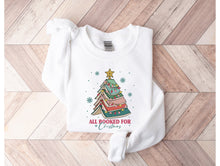 Load image into Gallery viewer, Wholesale All Booked for Christmas Graphic Tee - Sand Sweatshirt