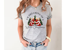 Load image into Gallery viewer, Wholesale White Christmas Graphic Tee - Grey Tee