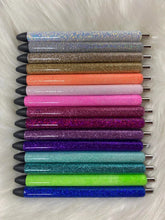 Load image into Gallery viewer, Solid Glitter Name Pens