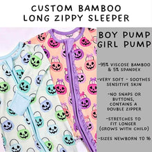 Load image into Gallery viewer, Ready to Ship - Boy Pump Long Zippy Sleeper - 3T &amp; 5T, Girl Pump - 3-6 Months
