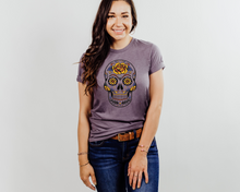 Load image into Gallery viewer, Wholesale Sugar Skull Graphic Tee - French Vanilla
