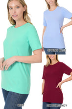 Load image into Gallery viewer, SHORT SLEEVE ROUND NECK TEE
