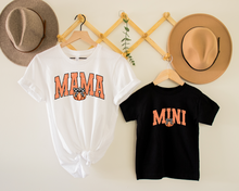 Load image into Gallery viewer, Wholesale Pumpkin Mama &amp; Mini Graphic Tee - Black Tee
