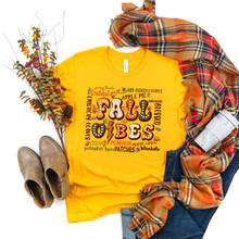 Load image into Gallery viewer, Wholesale Retro Fall Vibes Graphic Tee - Gold Tee
