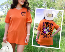 Load image into Gallery viewer, Wholesale Horror Spooky Vibes Graphic Tee - Orange Tee
