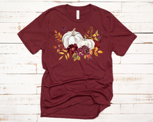 Load image into Gallery viewer, Wholesale Fall Pumpkins Graphic Tee - Maroon
