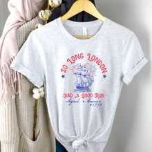 Load image into Gallery viewer, Wholesale So long London America Graphic Tee - Ash Grey Tee
