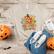 Load image into Gallery viewer, Wholesale Retro Pumpkin Season Graphic Tee - Grey Tee
