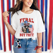 Load image into Gallery viewer, Wholesale Feral but free Graphic Tee - White Tee

