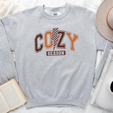 Load image into Gallery viewer, Wholesale Varsity Cozy Season - Sand Sweatshirt
