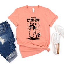 Load image into Gallery viewer, Wholesale I caused them all raccoon Graphic Tee - Grey Tee
