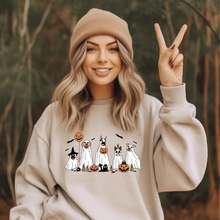 Load image into Gallery viewer, Wholesale Halloween Dogs Graphic Tee - Sand Tee
