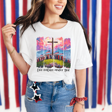 Load image into Gallery viewer, Wholesale Brushstroke One Nation Graphic Tee - Grey Tee
