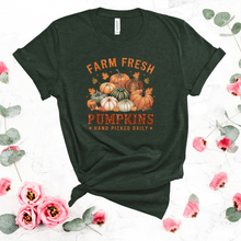 Load image into Gallery viewer, Wholesale Fall Farm Pumpkins Graphic Tee - Heather Dust Tee
