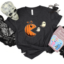 Load image into Gallery viewer, Wholesale Pumpkin Pac Ghosts Graphic Tee - White Tee

