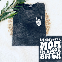 Load image into Gallery viewer, Wholesale I'm not just a mom Graphic Tee - Mineral Wash Tee
