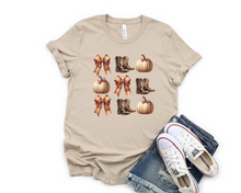 Load image into Gallery viewer, Wholesale Western Fall Graphic Tee - Tan Tee
