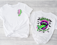 Load image into Gallery viewer, Wholesale Spooky Ghouls Graphic Tee - Grey Tee
