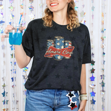 Load image into Gallery viewer, Wholesale Ameri Can Graphic Tee - Smoke Star Tee
