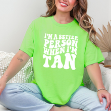 Load image into Gallery viewer, Wholesale Better Person Graphic Tee - Gildan Lime Tee
