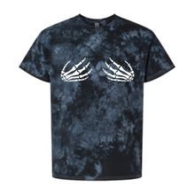 Load image into Gallery viewer, Wholesale Skeleton Hands Graphic Tee - Black Crystal Tee

