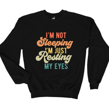Load image into Gallery viewer, Wholesale Resting my eyes Graphic Tee - Black Tee

