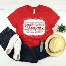 Load image into Gallery viewer, Wholesale Christmas Things Graphic Tee - Red Tee
