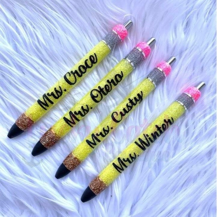 Custom Teacher Pencil, crayon or Marker Pen