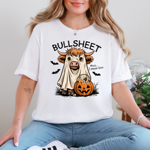 Load image into Gallery viewer, Wholesale Bullsheet and Pumpkin Graphic Tee - White Tee
