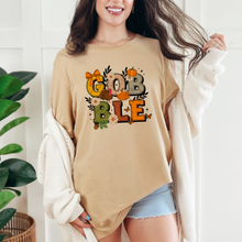 Load image into Gallery viewer, Wholesale Thanksgiving Gobble Graphic Tee - Sand Dune Tee
