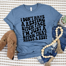 Load image into Gallery viewer, Wholesale I don't have RBF Graphic Tee - Heather Clay Tee
