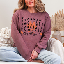 Load image into Gallery viewer, Wholesale It's Fall Yall Leaves Sweatshirt - Heather Dark Maroon Sweatshirt
