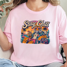 Load image into Gallery viewer, Wholesale Stay Chill Graphic Tee - Soft Pink Tee

