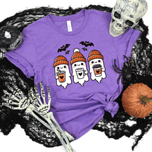 Load image into Gallery viewer, Wholesale Coffee Ghosts Graphic Tee - White Tee
