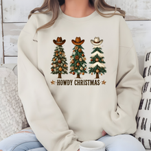 Load image into Gallery viewer, Wholesale Western Christmas Sweatshirt - Sand Sweatshirt
