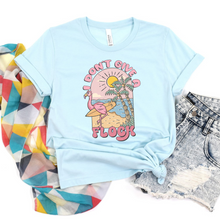Load image into Gallery viewer, Wholesale I don't give a flock Graphic Tee - Ice Blue Tee
