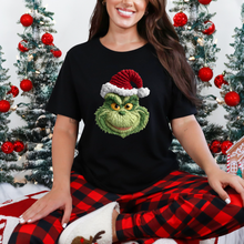 Load image into Gallery viewer, Wholesale Yarn Grinch Graphic Tee - Black Tee
