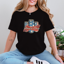 Load image into Gallery viewer, Wholesale Ameri Can Graphic Tee - Black Tee
