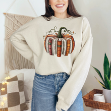 Load image into Gallery viewer, Wholesale Fall Book Pumpkin Sweatshirt - White Sweatshirt
