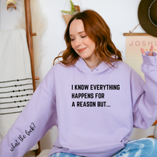 Load image into Gallery viewer, Wholesale Everything happens for a reason - Orchid Hoodie
