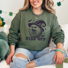 Load image into Gallery viewer, Wholesale Hiss Off Sweatshirt - Military Green Sweatshirt
