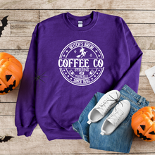 Load image into Gallery viewer, Wholesale Witches Brew Coffee Co - Purple Sweatshirt
